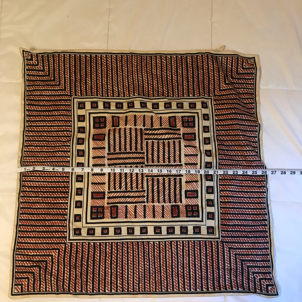 Retro, artsy, abstract south western design scarf